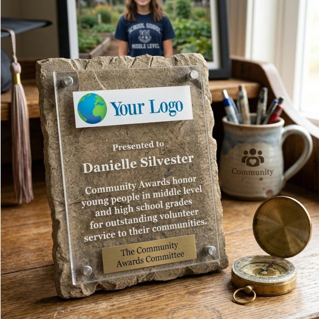 Dimensional Stone Plaque