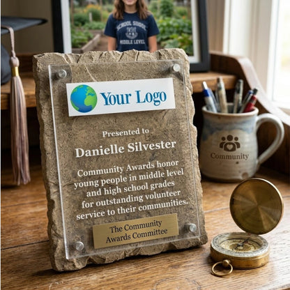 Dimensional Stone Plaque