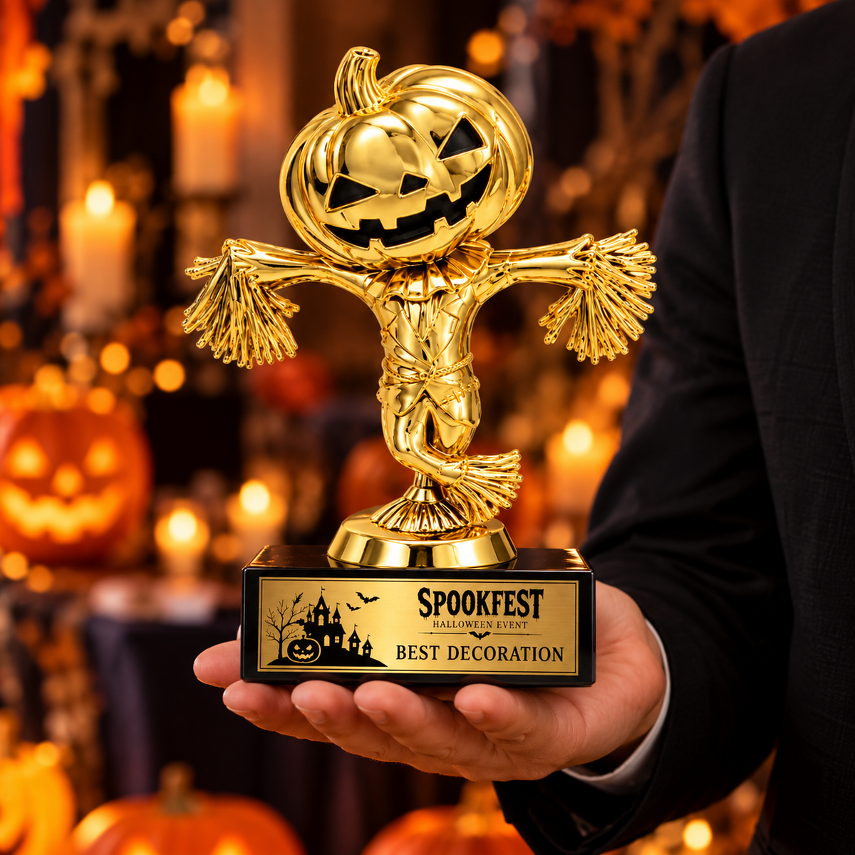 Pumpkin Spirit | Customized Halloween Best Decoration Trophy