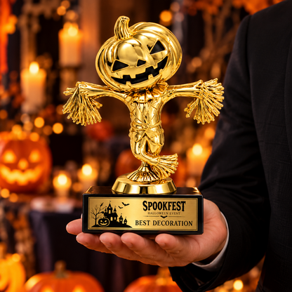 Pumpkin Spirit | Customized Halloween Best Decoration Trophy