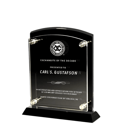 Floating Arc Plaque