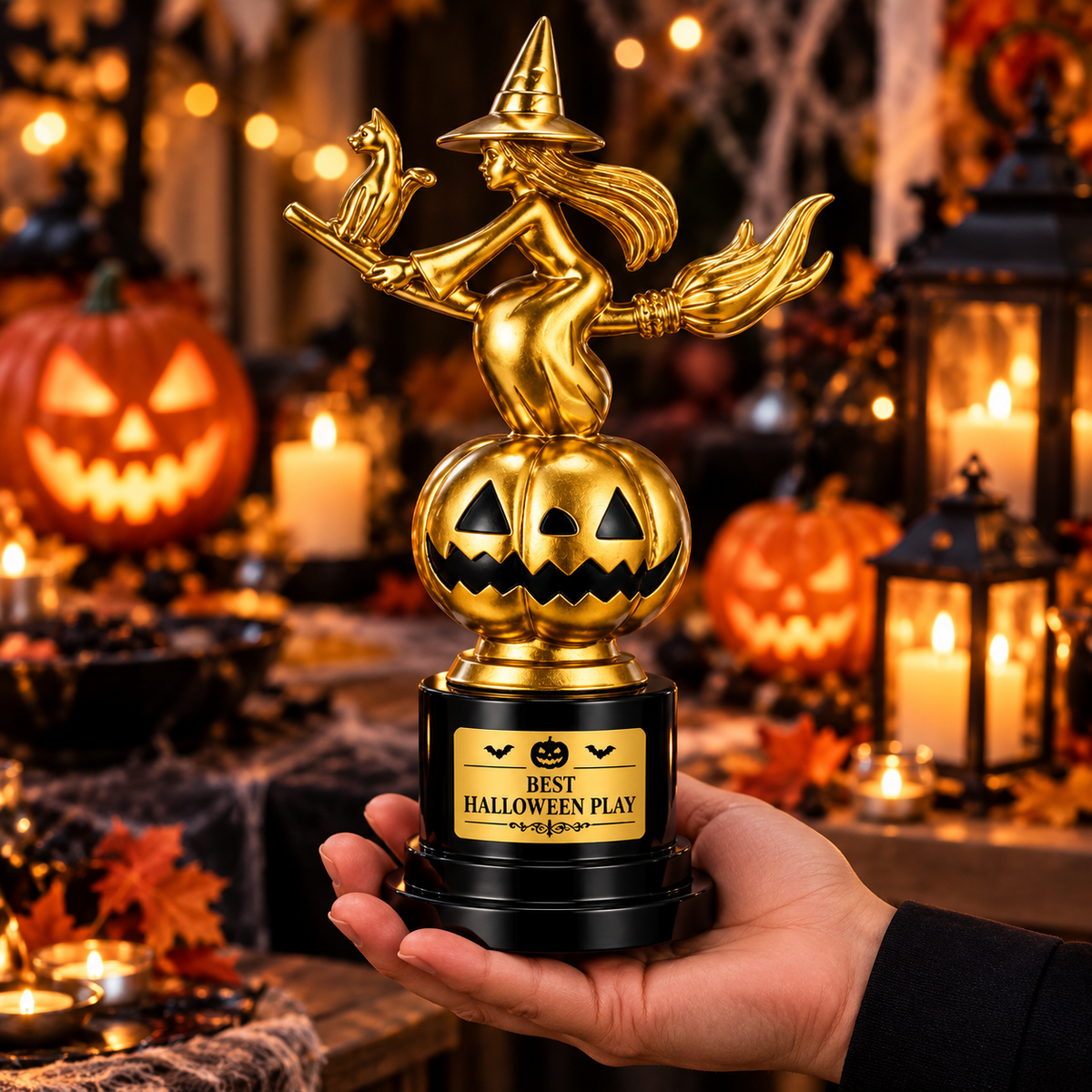 Enchanted Broom | Customized Halloween Witch Award