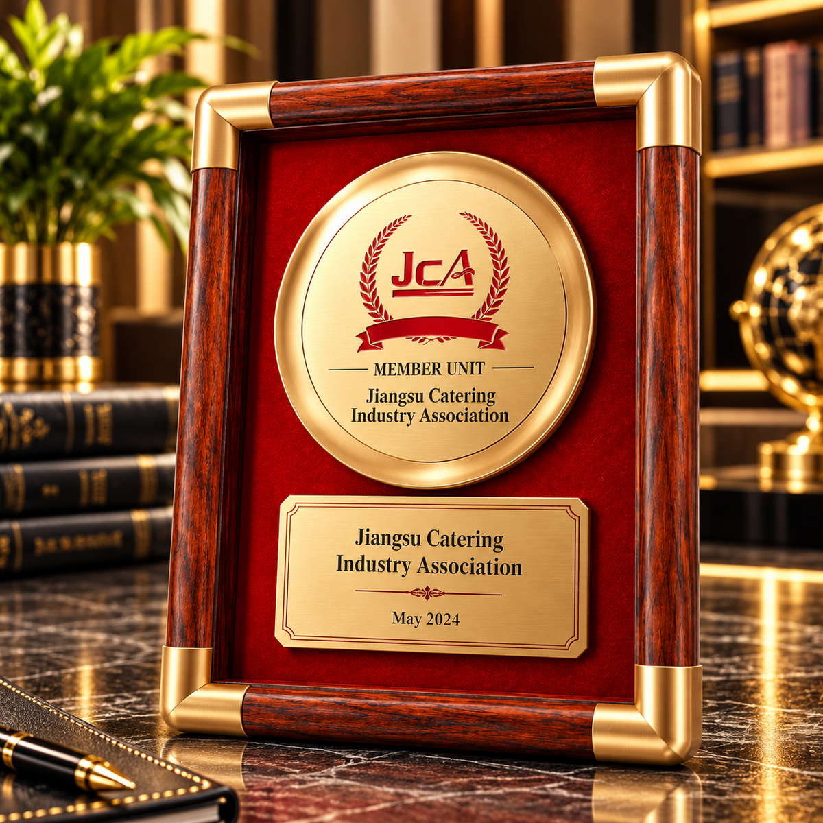 Association Mark | Custom Wood Membership Recognition Plaque