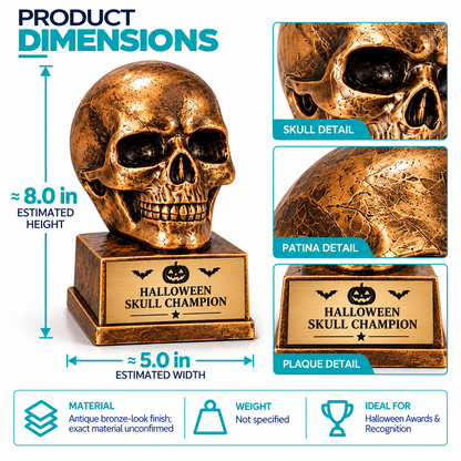 Grim Reaper | Customized Halloween Skull Champion Trophy