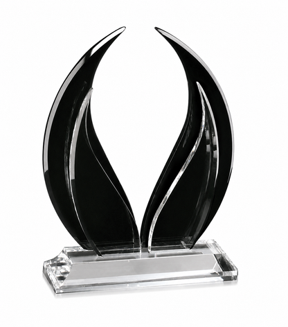 Wings of Peace Crystal Award Trophy