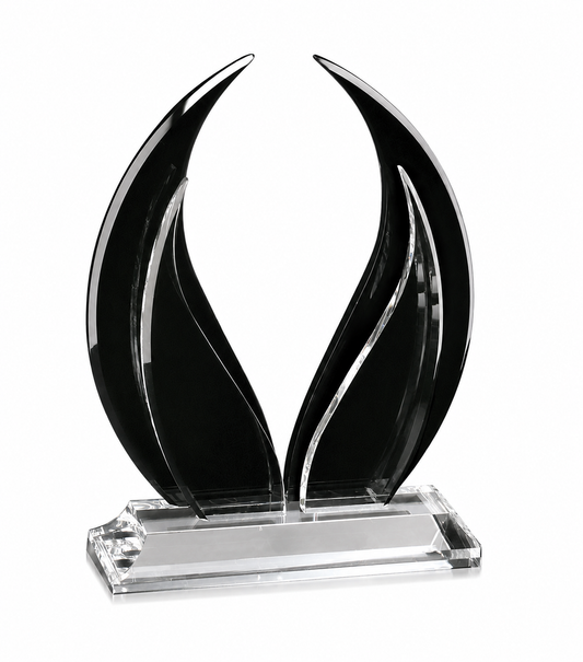 Wings of Peace Crystal Award Trophy