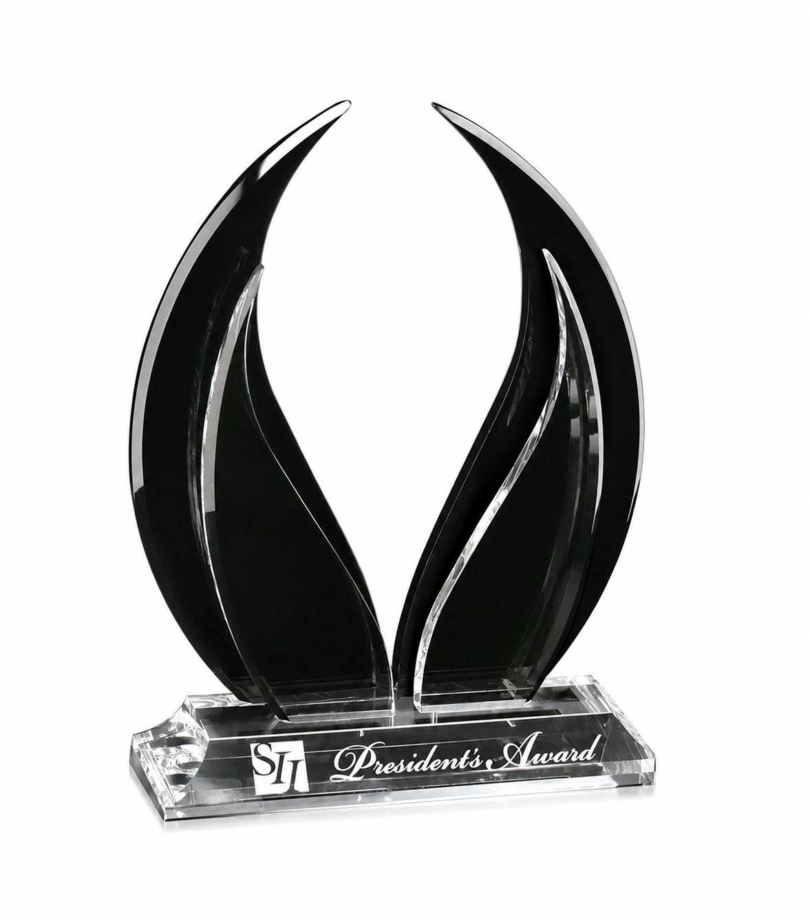 Wings of Peace Crystal Award Trophy